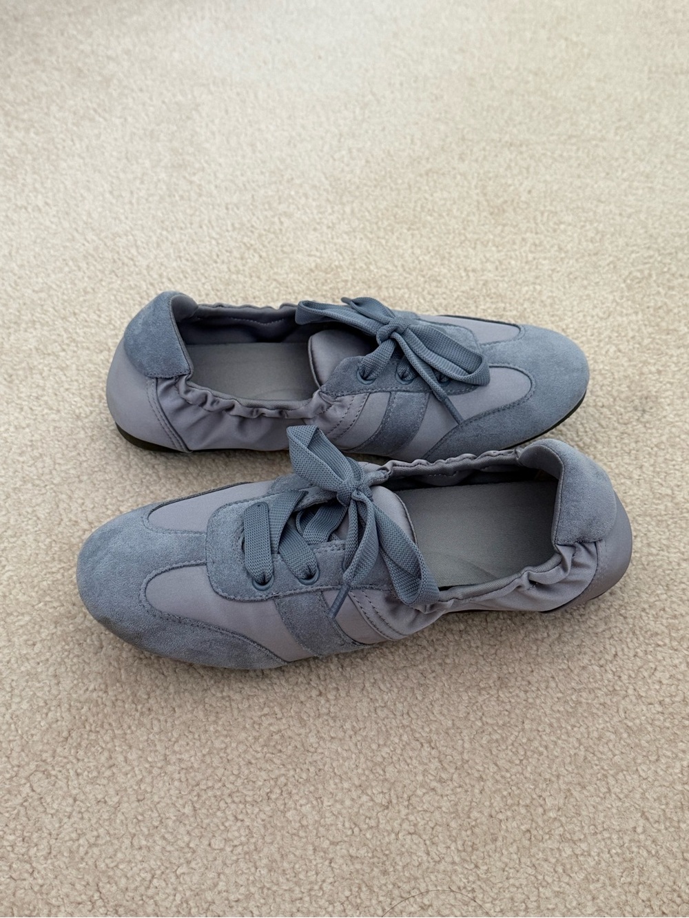 GU Gathered Ballet Sneakers